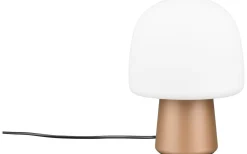 Bordslampor-Trio Lighting Steen Bordslampa E14 kaffebrun/vit