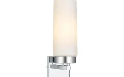 Badrumslampor Vägg-Markslojd Stella Vägglampa 21cm Krom/Vit IP44
