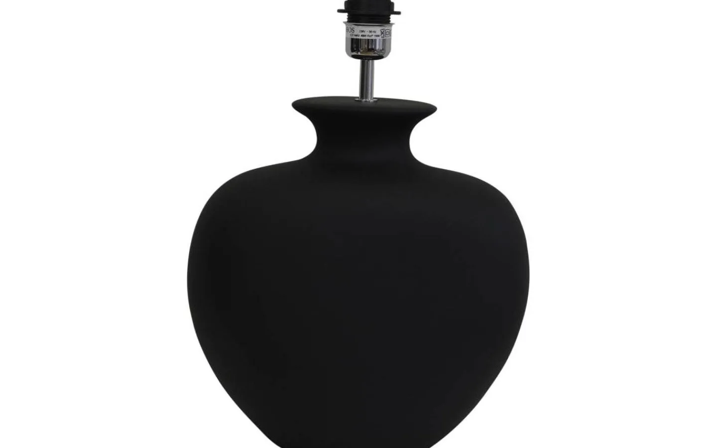 Sovrum|Lampfötter-Hallbergs Stillness Lampfot 40cm Black Matted