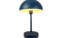 Uppladdningsbara Lampor Inomhus-Dyberg Larsen Stockholm Uppladdningsbar Bordslampa 30cm Indigo Blå