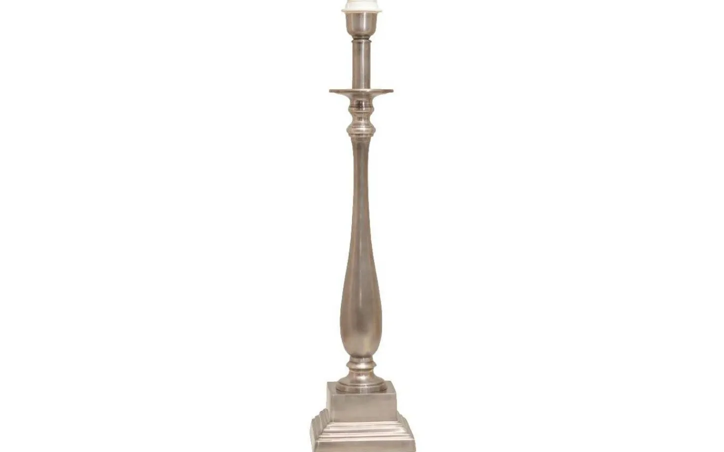 Lampfötter < Hallbergs Strada Lampfot 62cm Antik Silver
