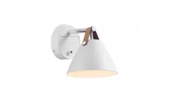 Sovrum|Läslampor < Design for the people Strap 15 Vägglampa Vit