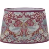 Ovala Lampskärmar-Hallbergs Strawberry Thief Oval Lampskärm 20cm Plum William Morris