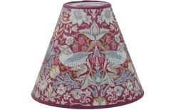 Toppringsskärmar < Hallbergs Strawberry Thief Toppringsskärm Ø22cm Plum William Morris