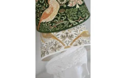 Toppringsskärmar < Hallbergs Strawberry Thief Toppringsskärm Ø22cm Nettle William Morris