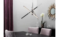 Stora Taklampor Ø50-69 Cm-Cottex Strazza Taklampa 62cm 3-Steg DIM Krom
