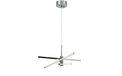 Stora Taklampor Ø50-69 Cm-Cottex Strazza Taklampa 62cm 3-Steg DIM Krom
