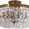 Kristallplafonder < Markslojd Strömsholm Kristallplafond Antik 36cm 3xE14