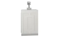 Vardagsrum|Sovrum-Hallbergs Stucco Lampfot 48cm Matt Vit