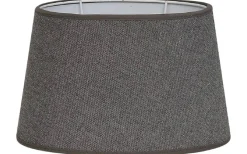 Ovala Lampskärmar-Hallbergs Studio 54 Oval Lampskärm 25cm Mörk Sand