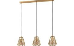 Kök & Matplats|Avlånga Taklampor-Eglo Stype Taklampa 96cm 3L Guld