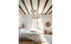 Stora Taklampor Ø50-69 Cm-Trio Lighting Svea Takpendel 61cm E27 beige