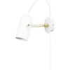 Läslampor < Globen Lighting Swan Mini Vägglampa 21cm Vit