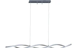 Kök & Matplats|Avlånga Taklampor-Aneta Swirl Taklampa 109cm LED 21W 3000K Krom