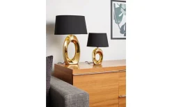 Bordslampor-Reality Taba Bordslampa 52cm E27 guld/svart