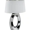 Bordslampor < Reality Taba Bordslampa 52cm E27 silver/vit