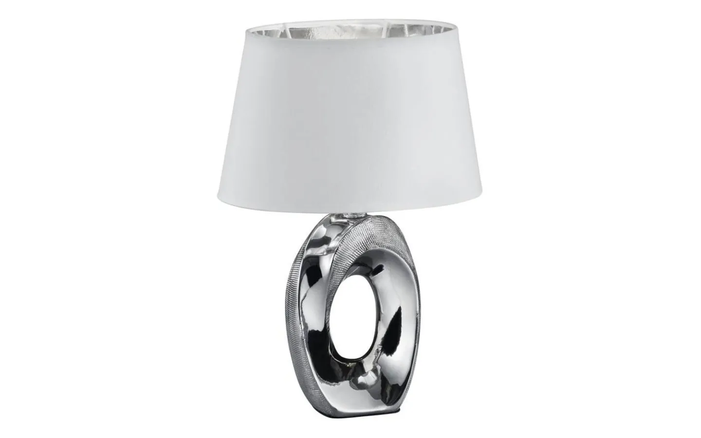 Bordslampor-Reality Taba Bordslampa 33cm E14 silver/vit