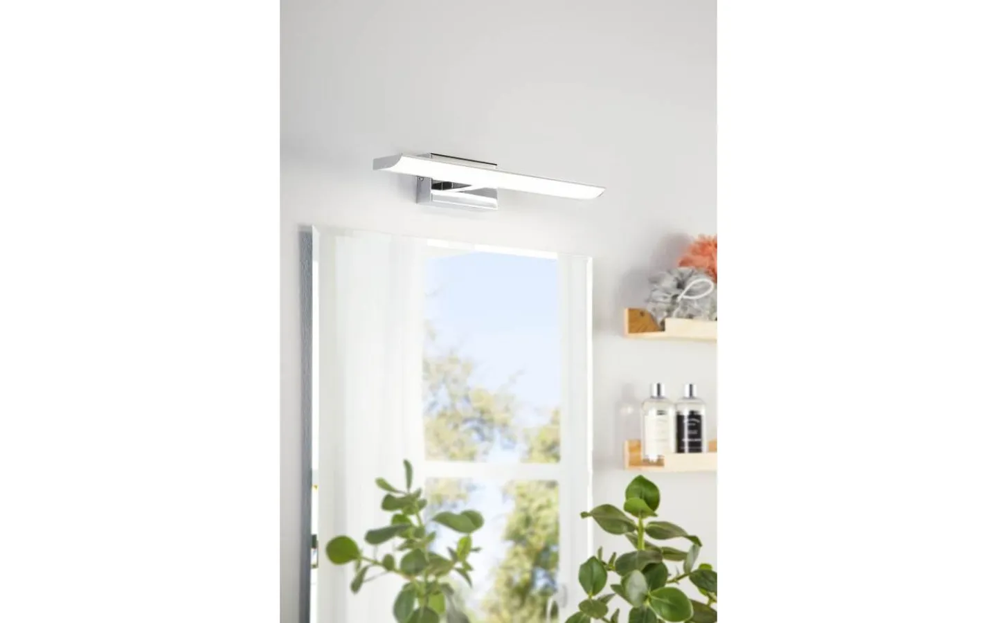 Badrumslampor Vägg < Eglo Tabiano Spegelbelysning 41cm LED 4000K 2x3,2W Krom