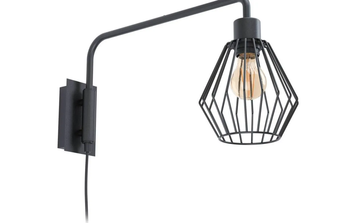 Läslampor < Eglo Tabillano Vägglampa Svart