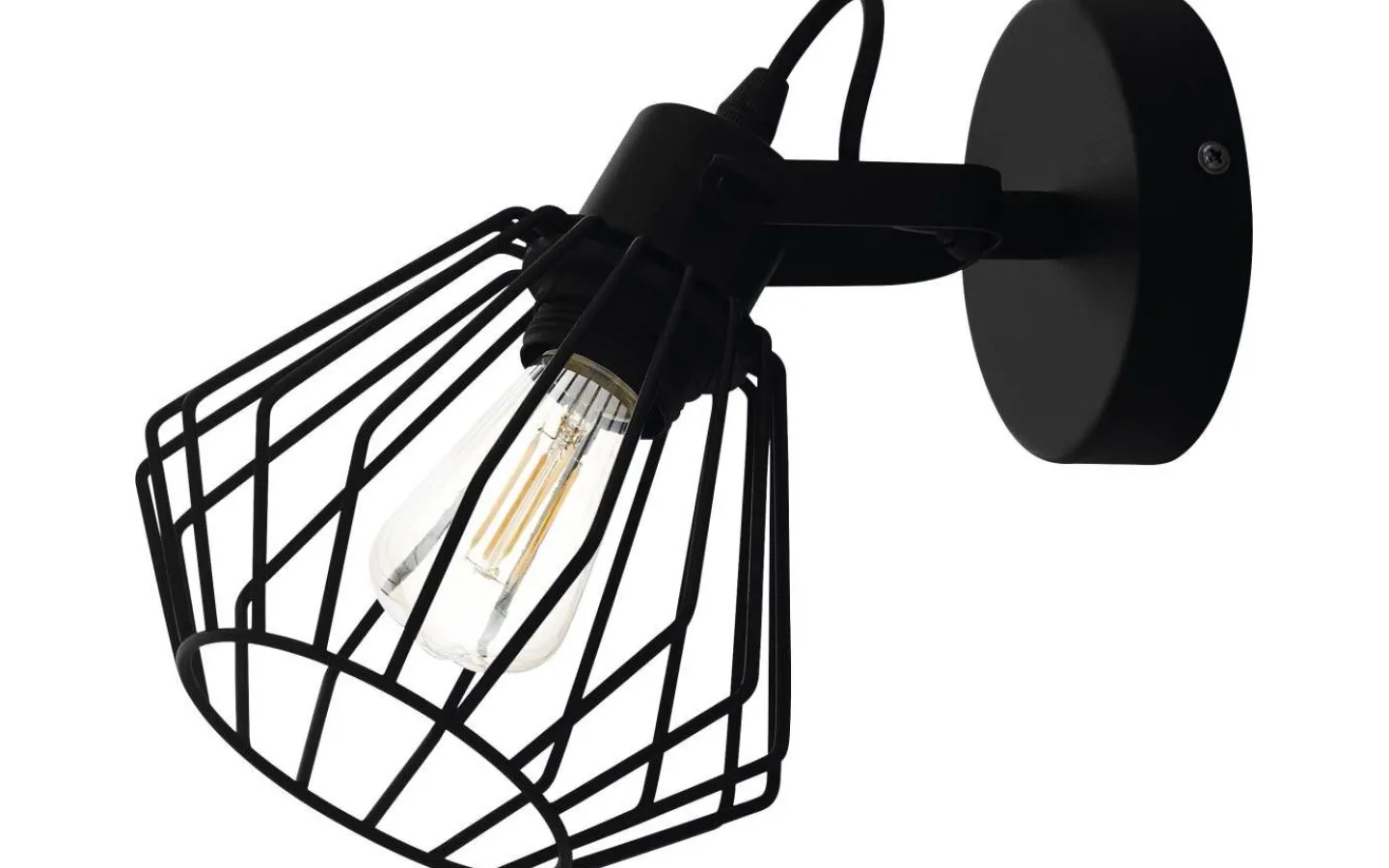 Läslampor-Eglo Tabillano Vägglampa Svart