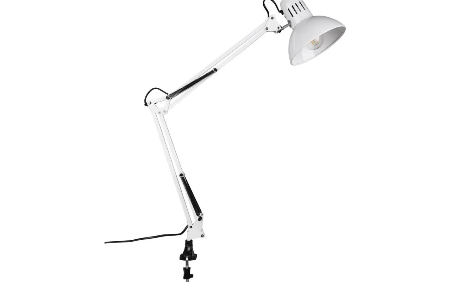 Klämlampor-Trio Lighting Tajo Klämlampa E27 vit