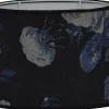 Ovala Lampskärmar-Hallbergs Tallulah Floral Oval Lampskärm 30cm Indigo