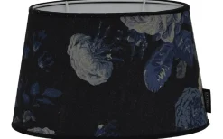 Ovala Lampskärmar-Hallbergs Tallulah Floral Oval Lampskärm 30cm Indigo