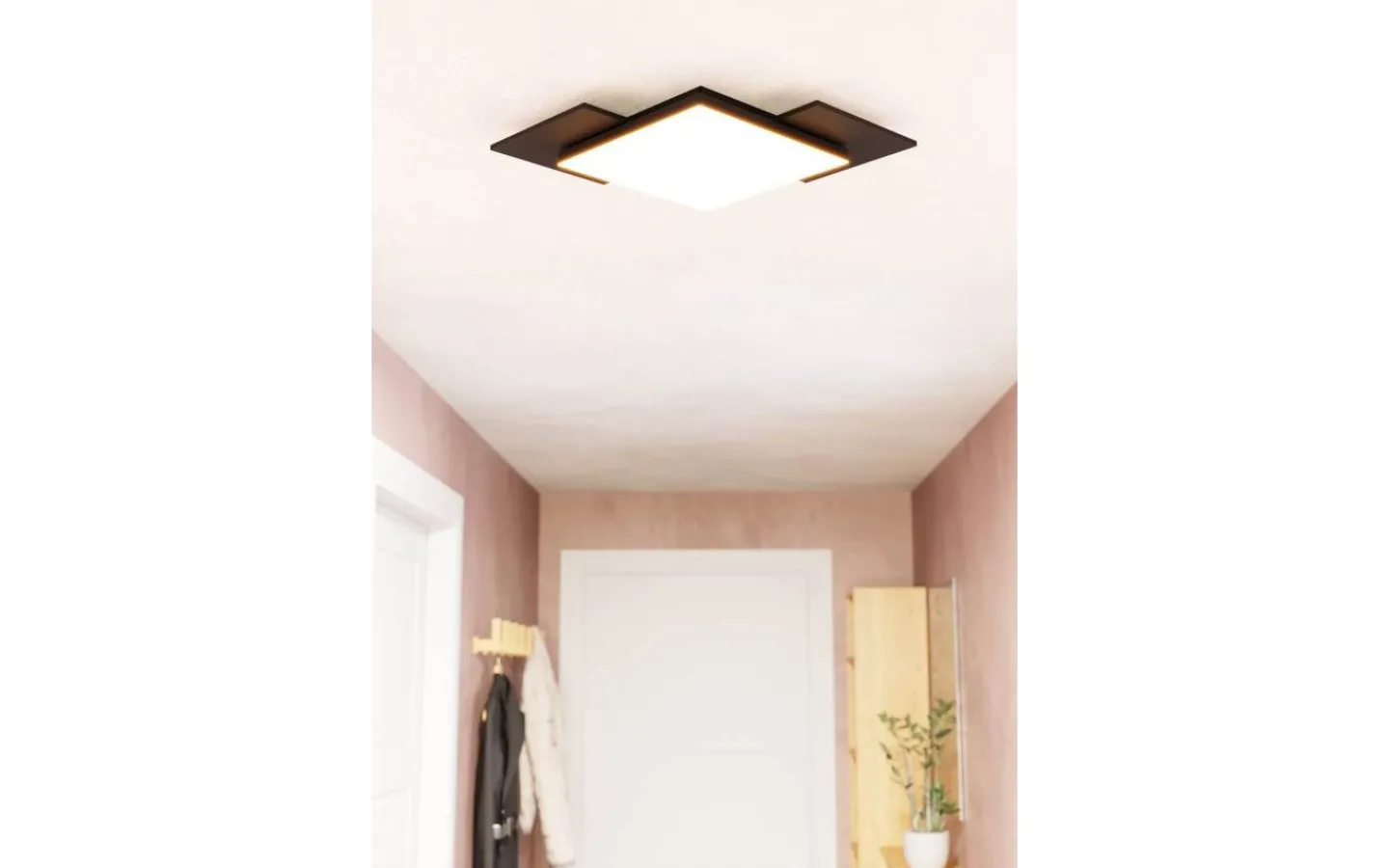 Plafonder-Eglo Tamuria Plafond 28,5cm LED 3000K 20W Svart