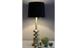 Bordslampor < Oriva Tanger Bordslampa 56cm Borstad Mässing/Svart