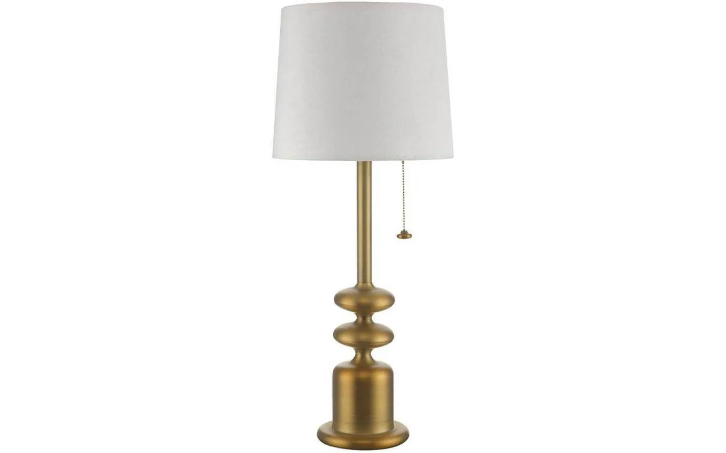 Bordslampor-Oriva Tanger Bordslampa 56cm Brons/Vit