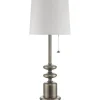 Bordslampor < Oriva Tanger Bordslampa 56cm Svart nickel/Vit