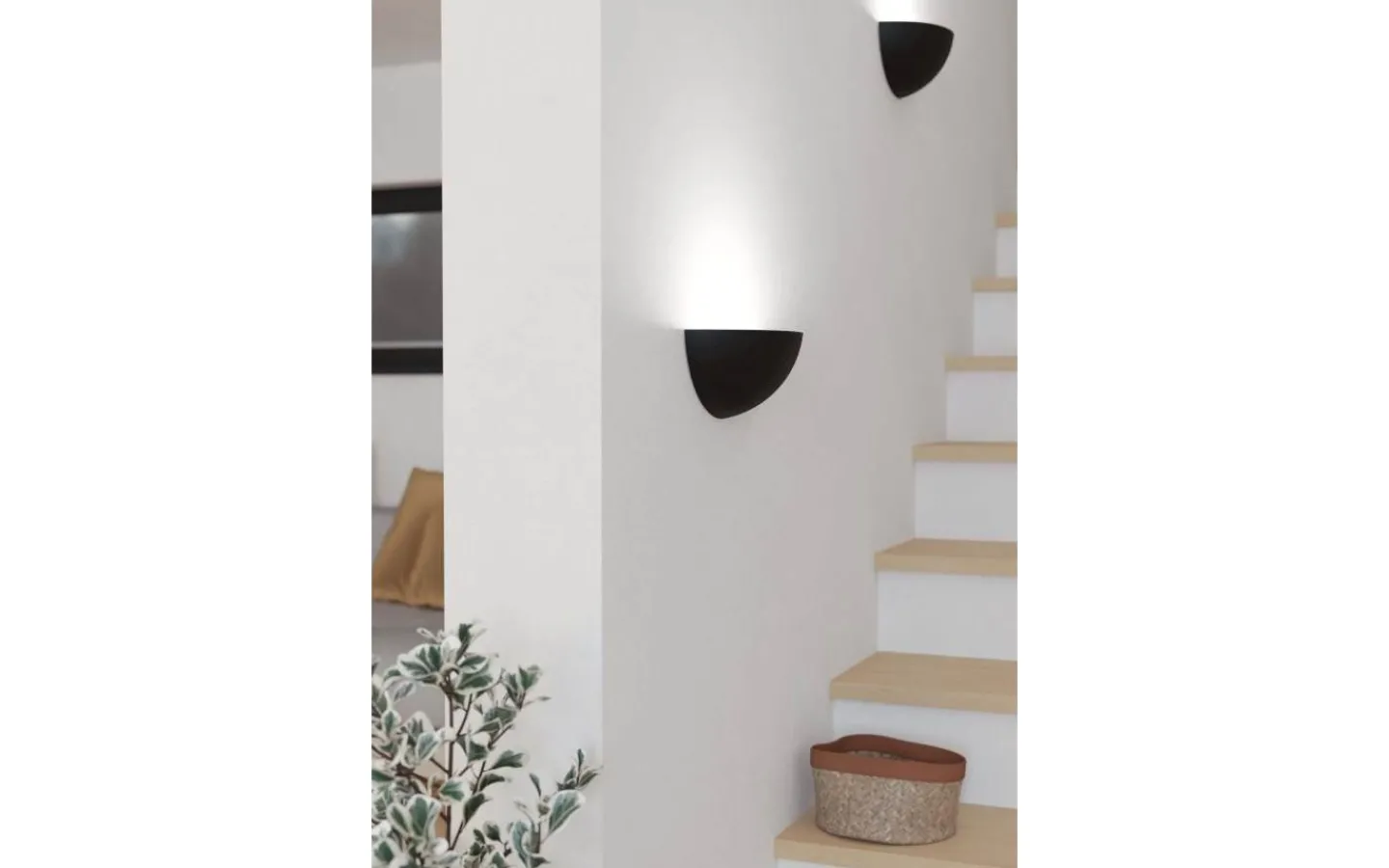 Lampetter < Eglo Tanura Vägglampa Svart