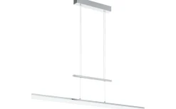 Avlånga Taklampor < Eglo Tarandell Taklampa 118cm LED 3000K 2x12,5W Krom