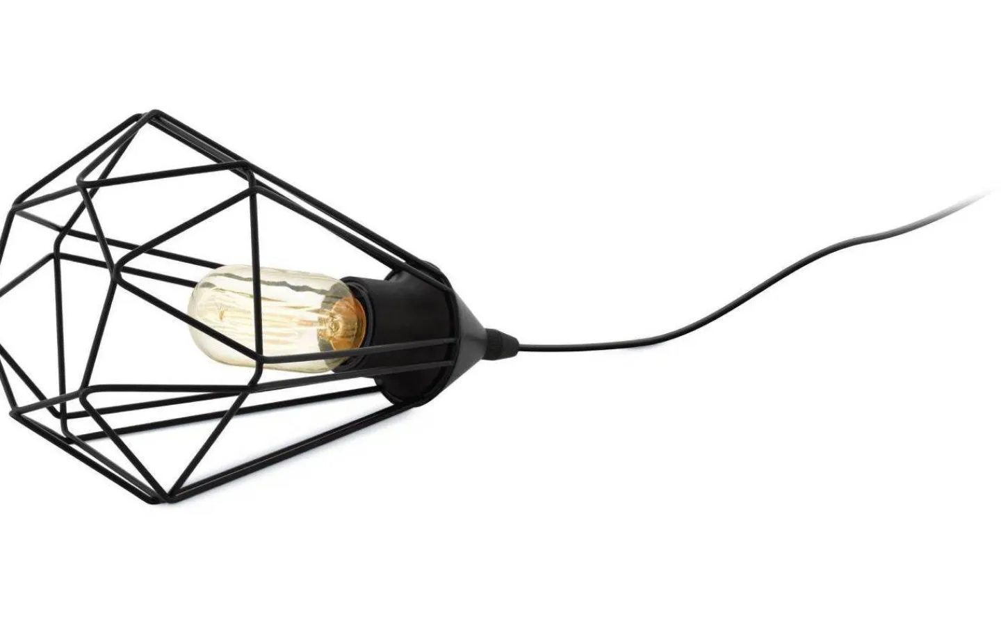 Bordslampor < Eglo Tarbes Bordslampa 27cm Svart
