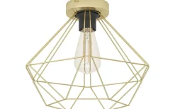 Plafonder < Eglo Tarbes Plafond 32,5cm Mässing