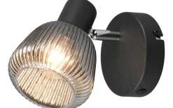 Läslampor < Trio Lighting Tarifa Spotlight E14 mattsvart/förkromad