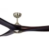 Takfläktar|Sovrum-Texa Design Taurus 140cm Takfläkt Nickel/Valnöt
