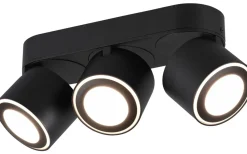 Takspot Med 3 Lampor < Trio Lighting Taurus Spotlight LED 3-delad mattsvart