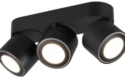 Takspot Med 3 Lampor < Trio Lighting Taurus Spotlight LED 3-delad mattsvart