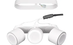 Takspot Med 3 Lampor-Trio Lighting Taurus Spotlight LED 3-delad mattvit