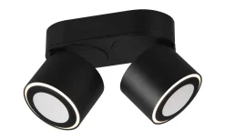 Takspot Med 2 Lampor < Trio Lighting Taurus Spotlight LED 2-delat mattsvart