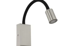 Läslampor < Eglo Tazzoli Vägglampa USB LED 3000K 3,8W Nickel