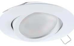 Spotlights Med Utbytbar Ljuskälla-Eglo Tedo Spotlight GU10 LED 3000K 4,6W Vit