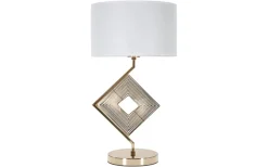 Bordslampor < Mauro Ferretti Tempo Bordslampa 56cm Vit/Guld