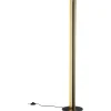 Golvlampor-Trio Lighting Texel Golvlampa LED svart/guld