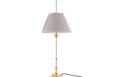 Plisserade Lampskärmar < Karlskrona Lampfabrik Textilskärm 300 - Beige bomullstyg