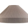 Plisserade Lampskärmar-Karlskrona Lampfabrik Textilskärm 500 - Beige bomullstyg