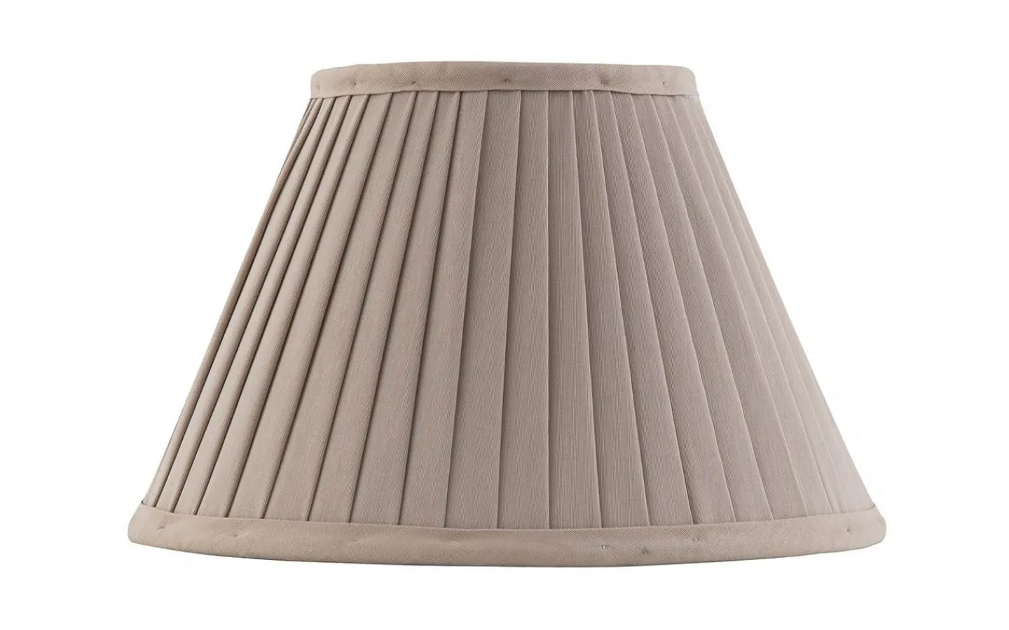 Plisserade Lampskärmar-Karlskrona Lampfabrik Textilskärm 200 - Beige bomullstyg