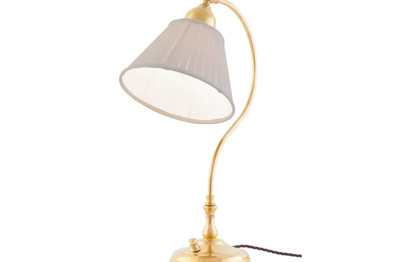 Plisserade Lampskärmar-Karlskrona Lampfabrik Textilskärm 200 - Beige bomullstyg
