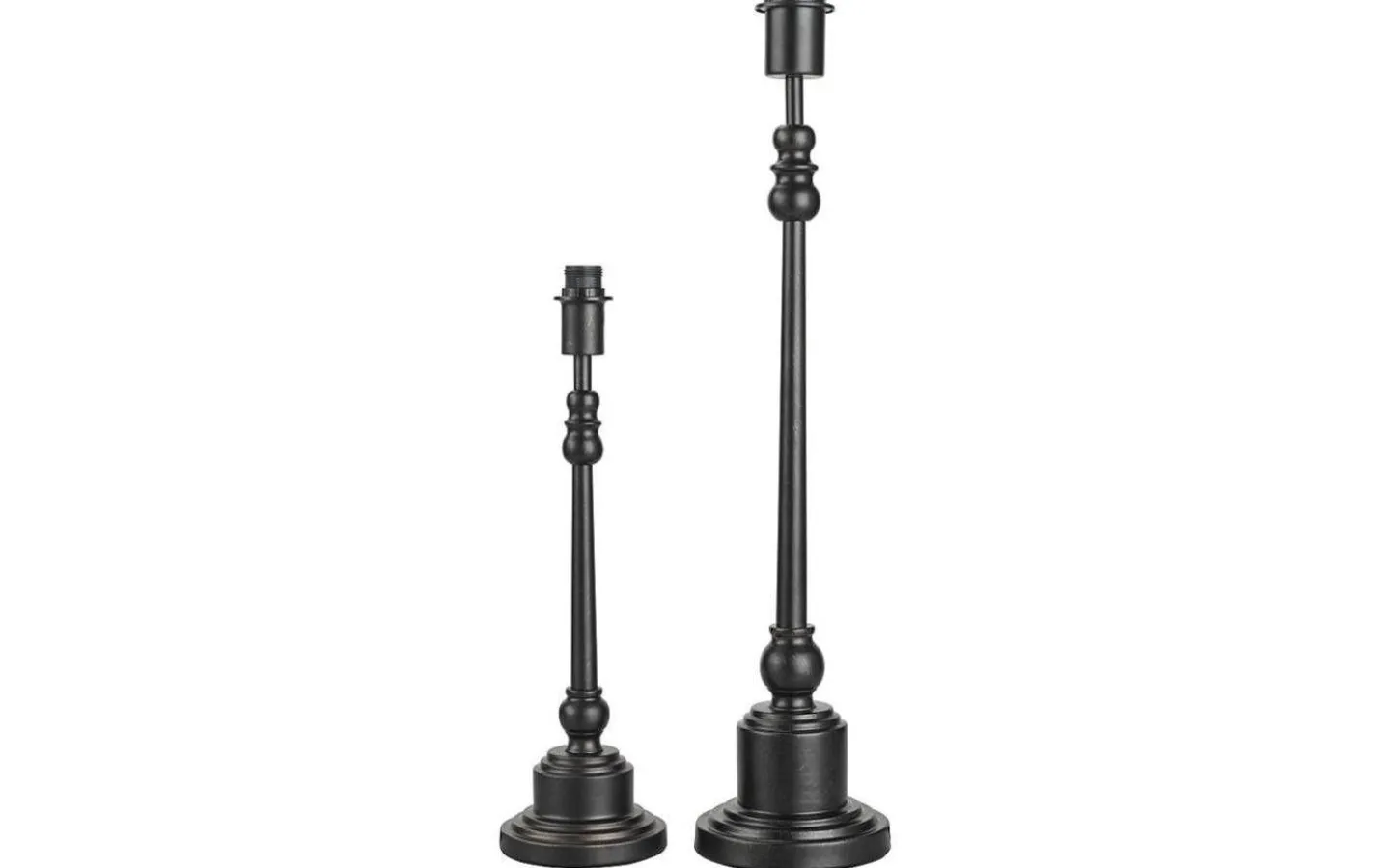 Lampfötter < Oriva Theo Lampfot 63cm Svart/guld
